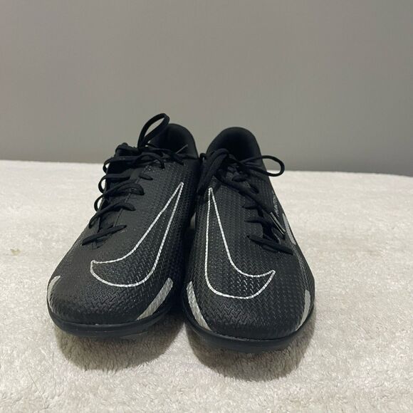 Nike Phantom GT2 Club MG Mens Black Silver Soccer Cleats 8.5 Athletic Lace Up - Picture 3 of 12